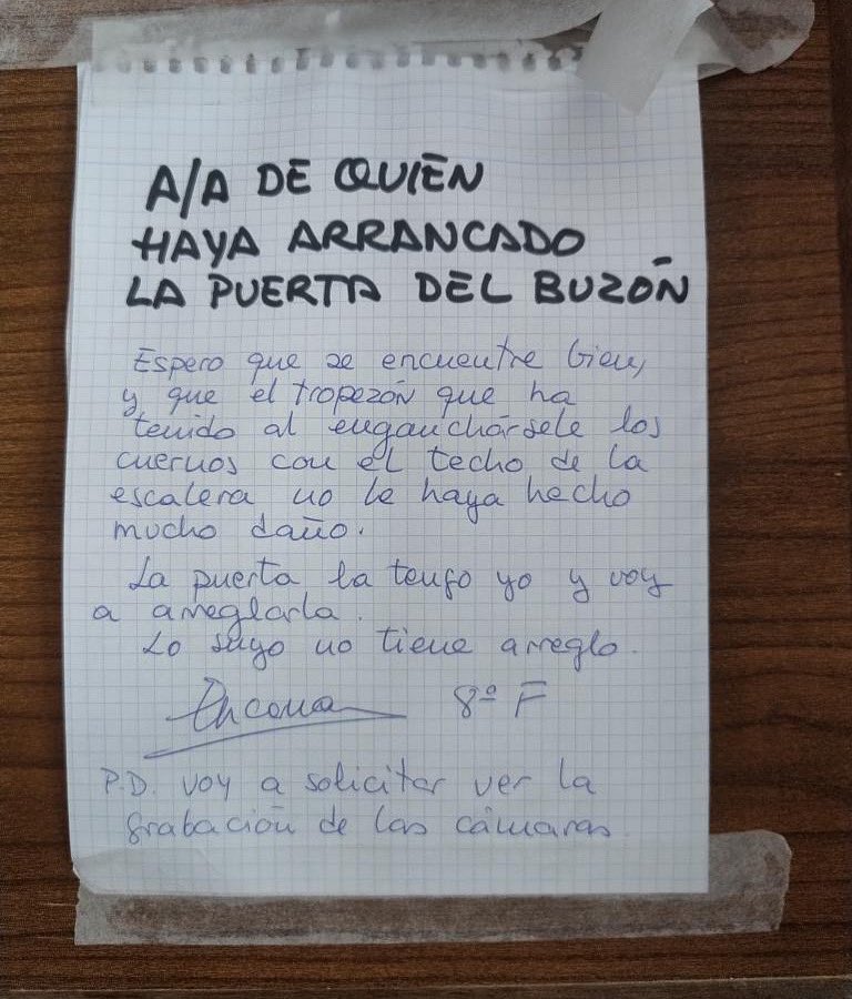 Vecinos colegas que se apiadan de tu mala fortuna.