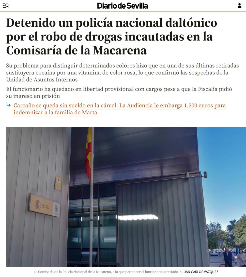 Lo de ir a cambiar un paquete de coca por otro falso y no darte cuenta de que eran colores totalmente distintos porque eres daltónico es propio de ElMundoToday
