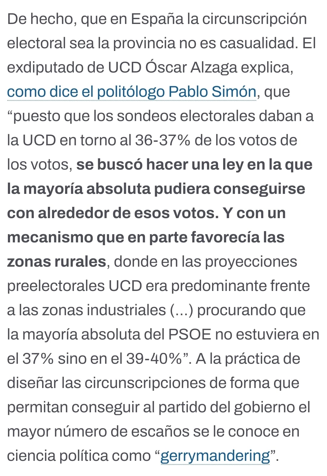¿Por qué aplicamos la ley D'HONT en España?