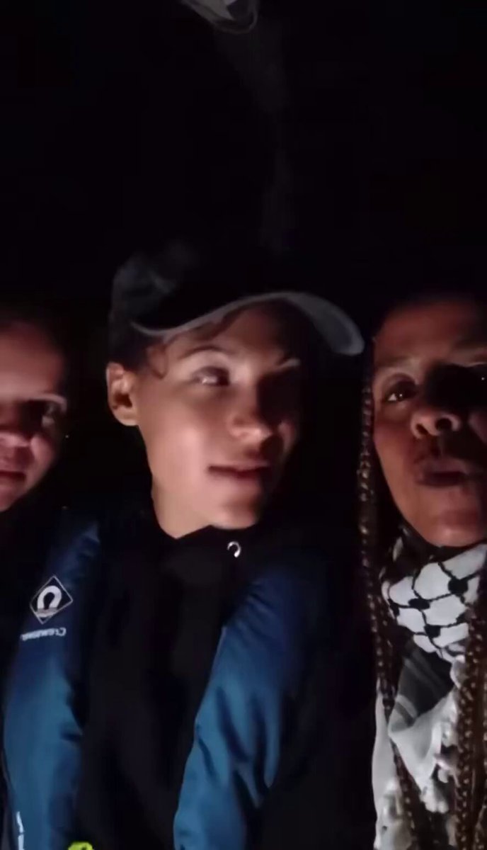 Tres influencers de la Flotilla de Gaza anuncian que harán una huelga de hambre y se negarán a aceptar cualquier alimento de los israelíes.