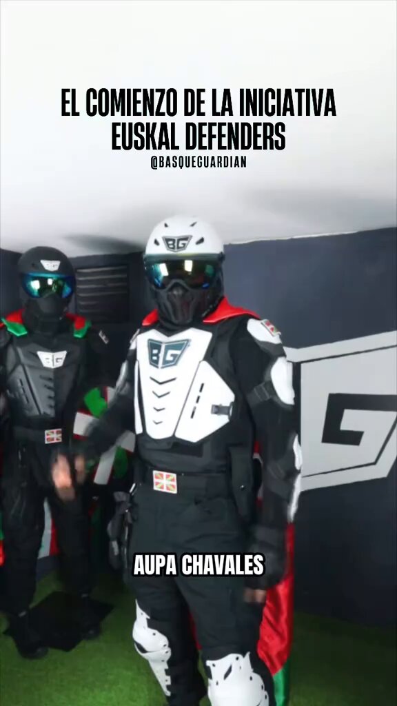 Se vuelve viral el vídeo de «Basque Guardian»; Un fan de los superhéroes vasco que se disfraza por las noches y da vueltas por las calles pensándose Superman.