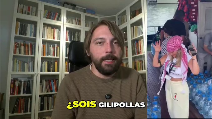 Juan Soto Ivars sobre los miembros de la flotilla: "Sois giIipoIIas desde el kilómetro 0 y unos farsantes porque sabíais que no ibais a poder entrar".