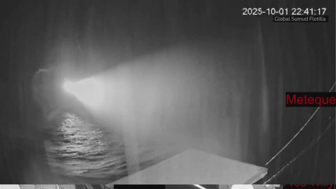 Tres influencers de la Flotilla de Gaza anuncian que harán una huelga de hambre y se negarán a aceptar cualquier alimento de los israelíes.