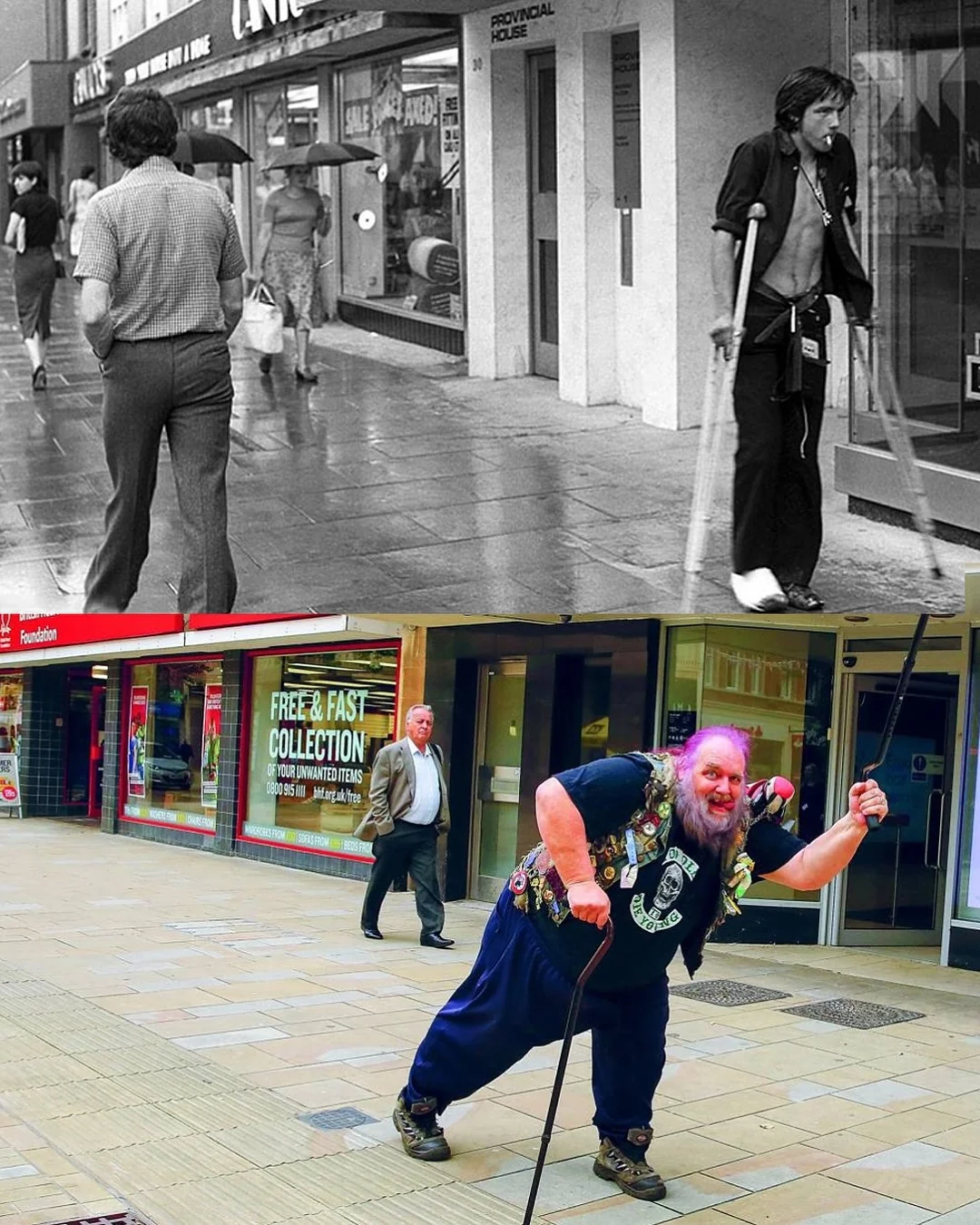 El fotógrafo Chris Porsz busca a los protagonistas de varias fotos que tomó en los 70/80 y los fotografía 40 años después