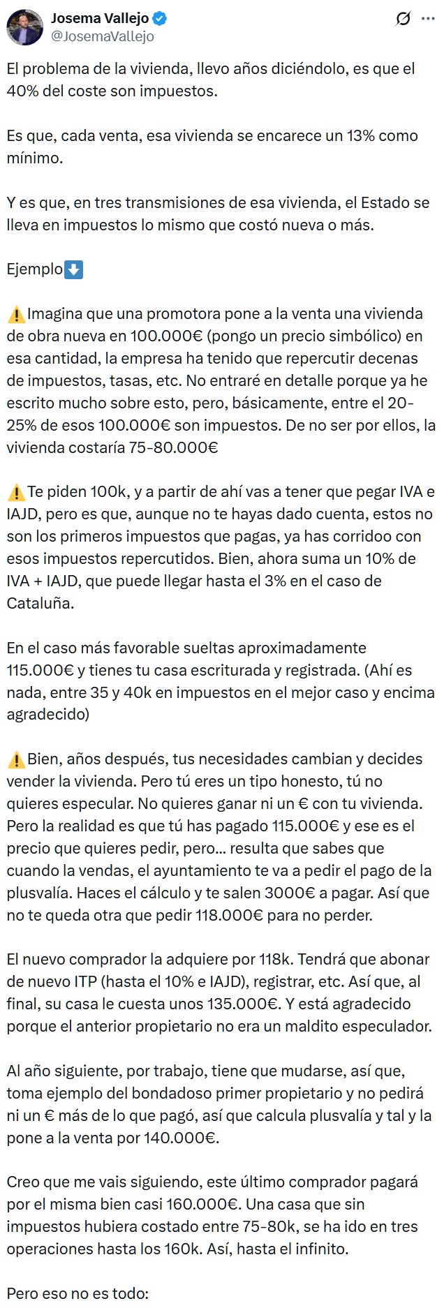 Ahora le entran las prisas.