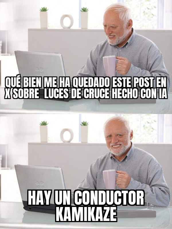 Tú eres muy joven, pero hubo un tiempo en que, si llevabas las luces de día, te paraba la Guardia Civil y te fundía.