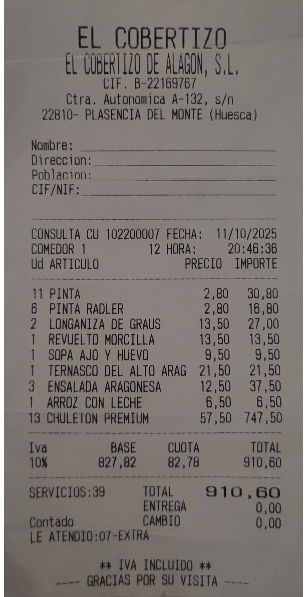Lost in translation: 7 americanos piden chuletón en un restaurante de Huesca y el camarero les saca 2 KILOS A CADA UNO.