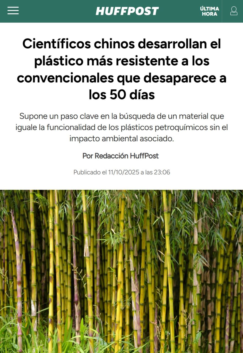 Los chinos han inventado el plástico THANOS.