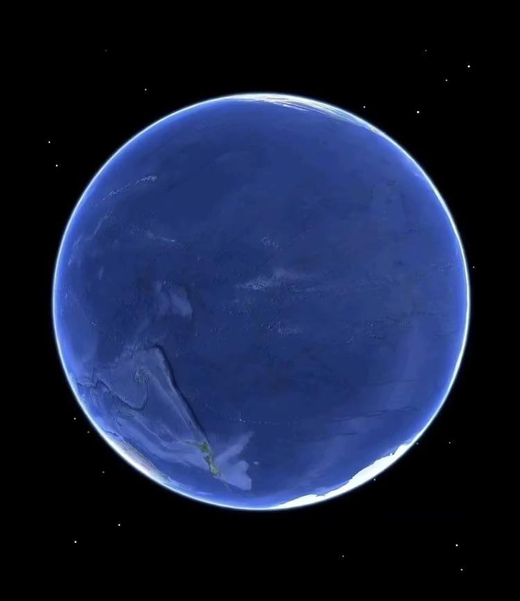 ¿Por qué esta parte del planeta está totalmente cubierta de agua?