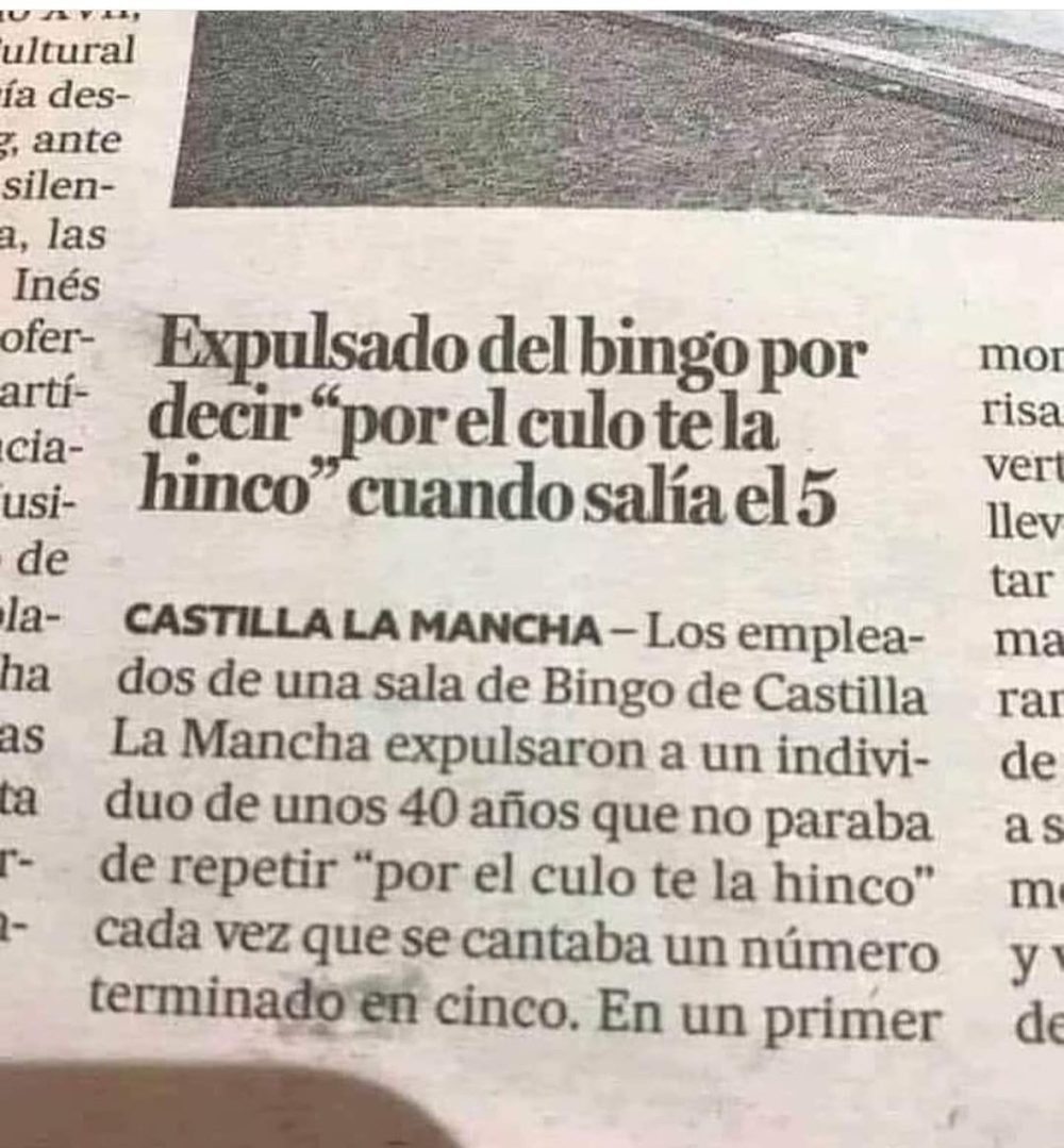 Podría ser yo perfectamente.