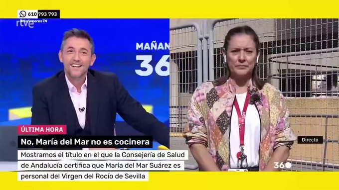 Javier Ruíz entrevistó a una administrativa, cocinera y liberada sindical de UGT, para hacerse pasar por una sanitaria y atacar a Juanma Moreno.