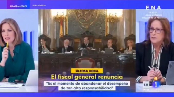 No sabes si estás escuchando un programa informativo en TVE o al abogado defensor de Álvaro García Ortiz.