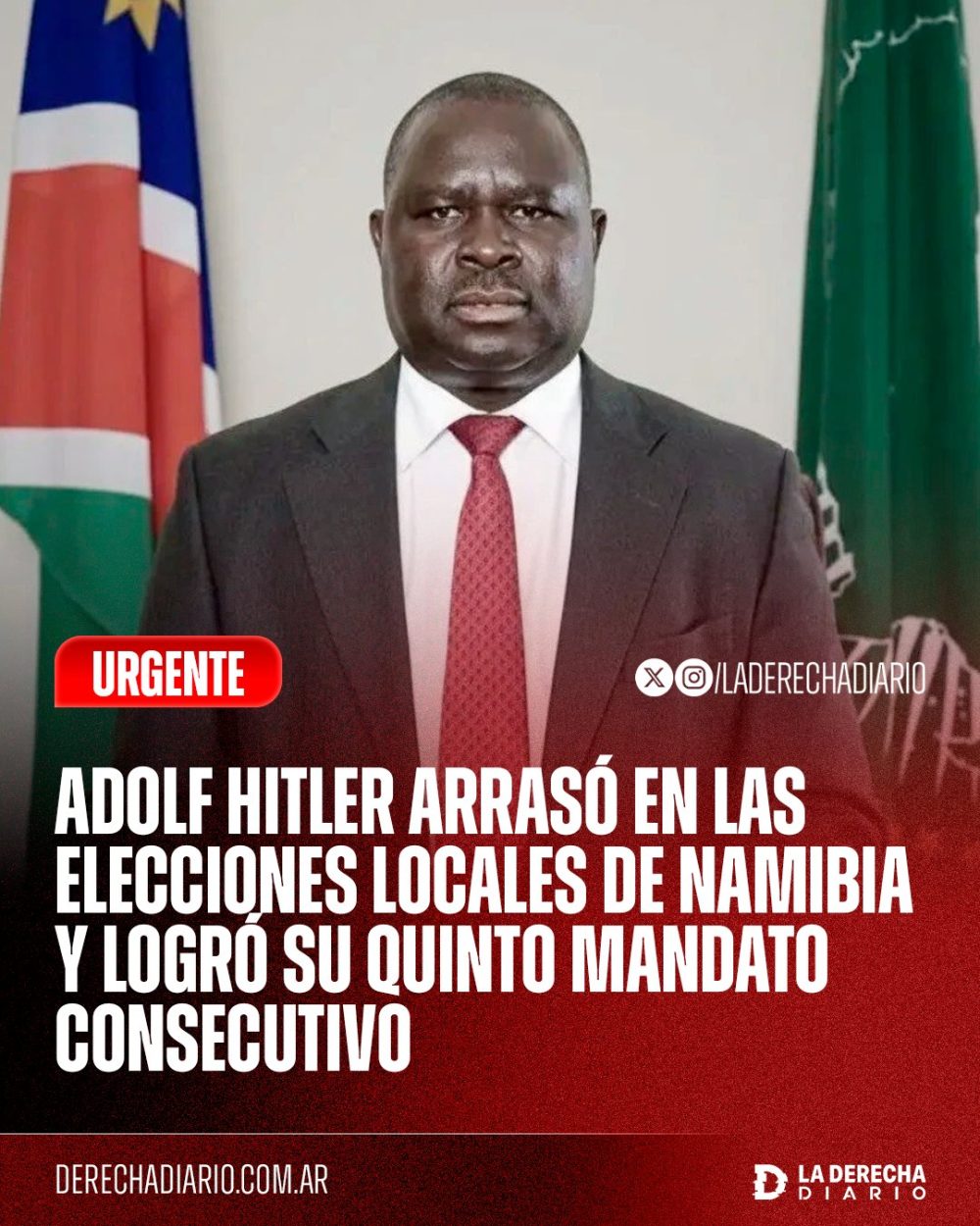 Adolf HitIer arrasa en Namibia.