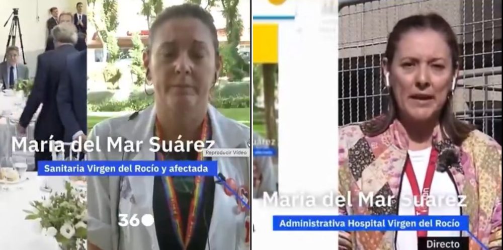 Javier Ruíz entrevistó a una administrativa, cocinera y liberada sindical de UGT, para hacerse pasar por una sanitaria y atacar a Juanma Moreno.