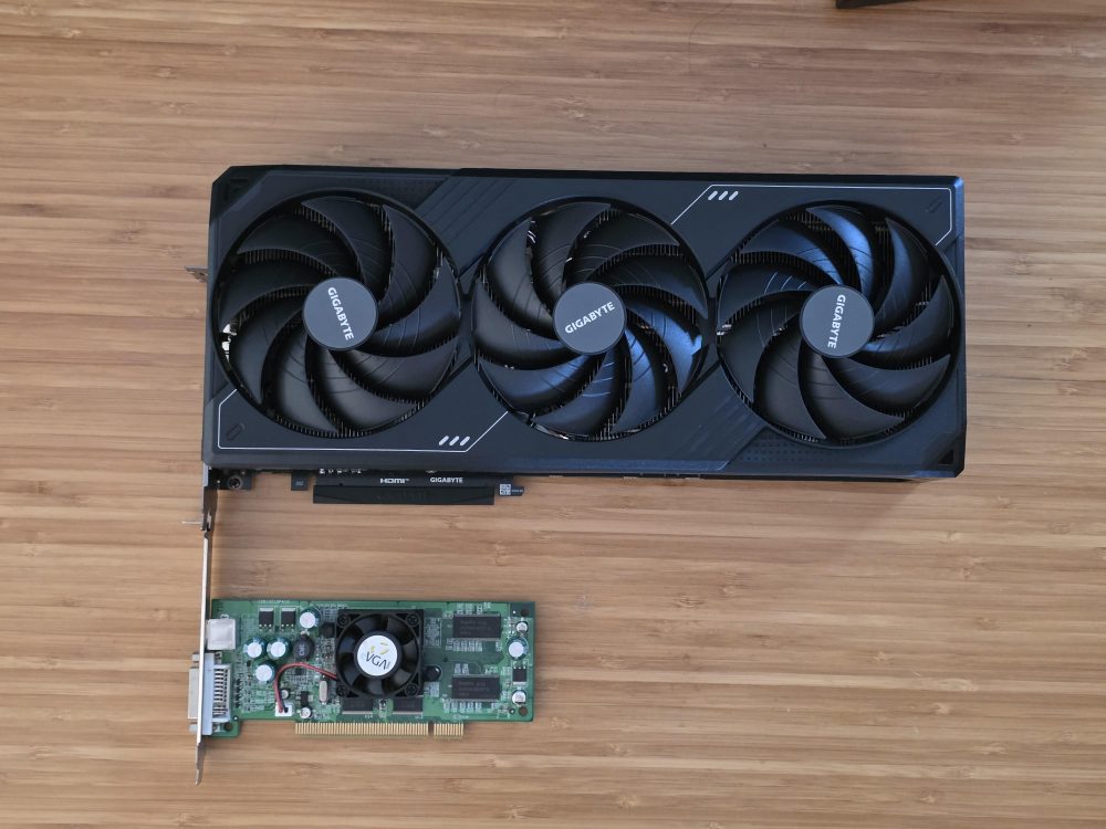 Mi primera GeForce vs última mi GeForce