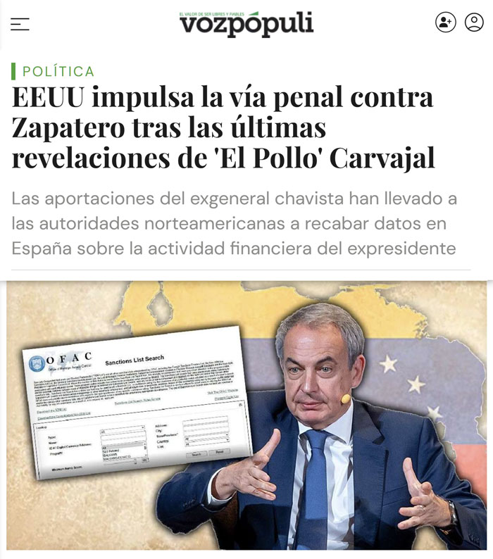 EEUU pone a Zapatero en el punto de mira.