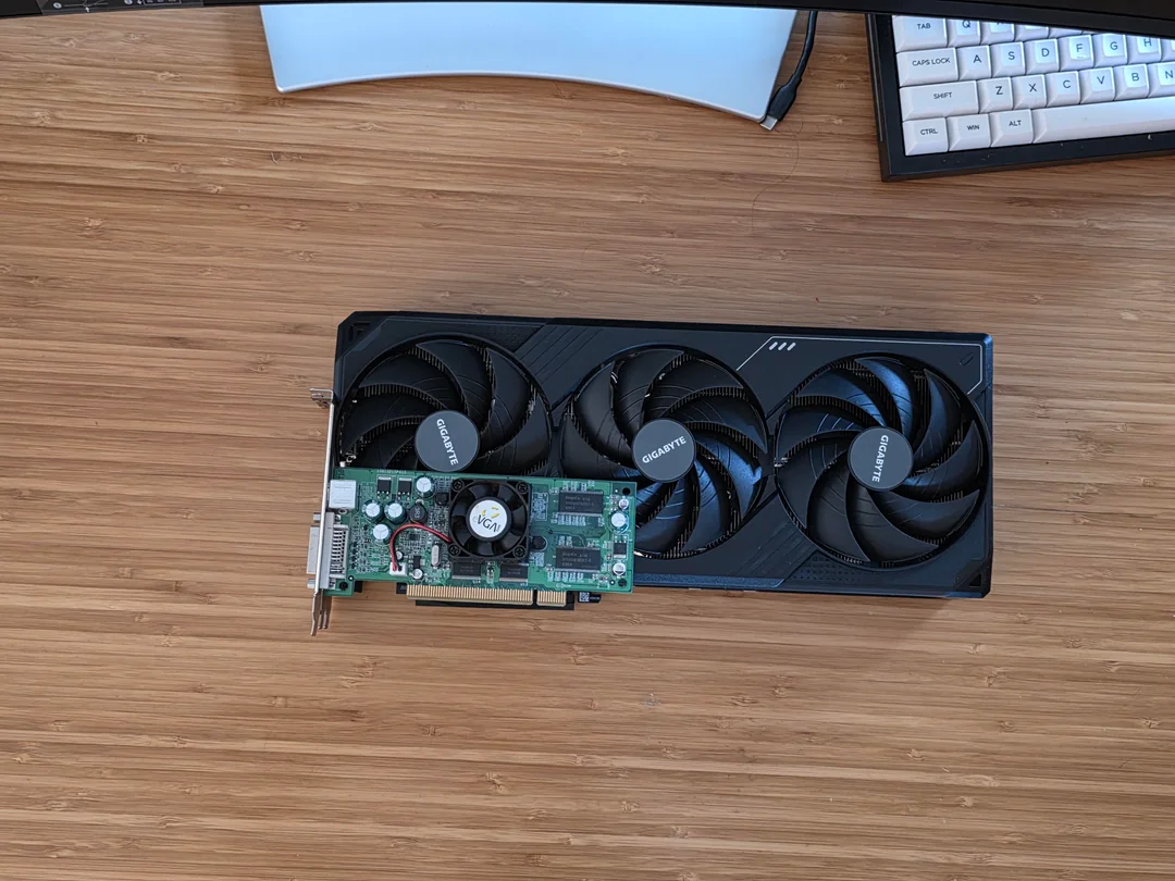 Mi primera GeForce vs última mi GeForce