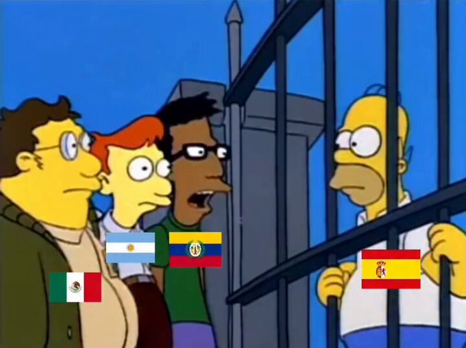 Las independencias hispanoamericanas explicadas en 20 segundos.