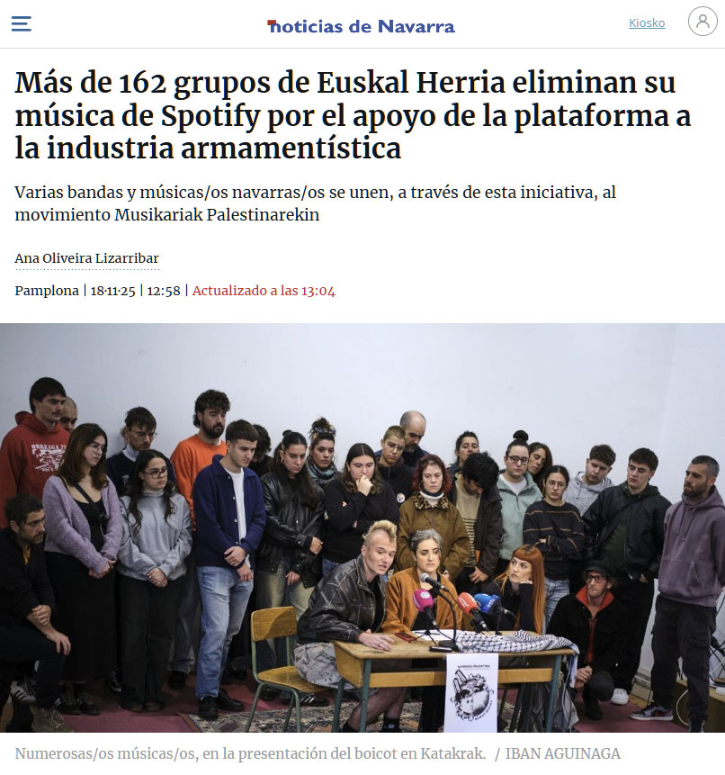 Duro golpe a Spotify, no creo que se recuperen de ésta.