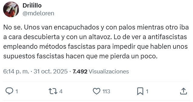 "El antifascismo es la base de la democracia"!