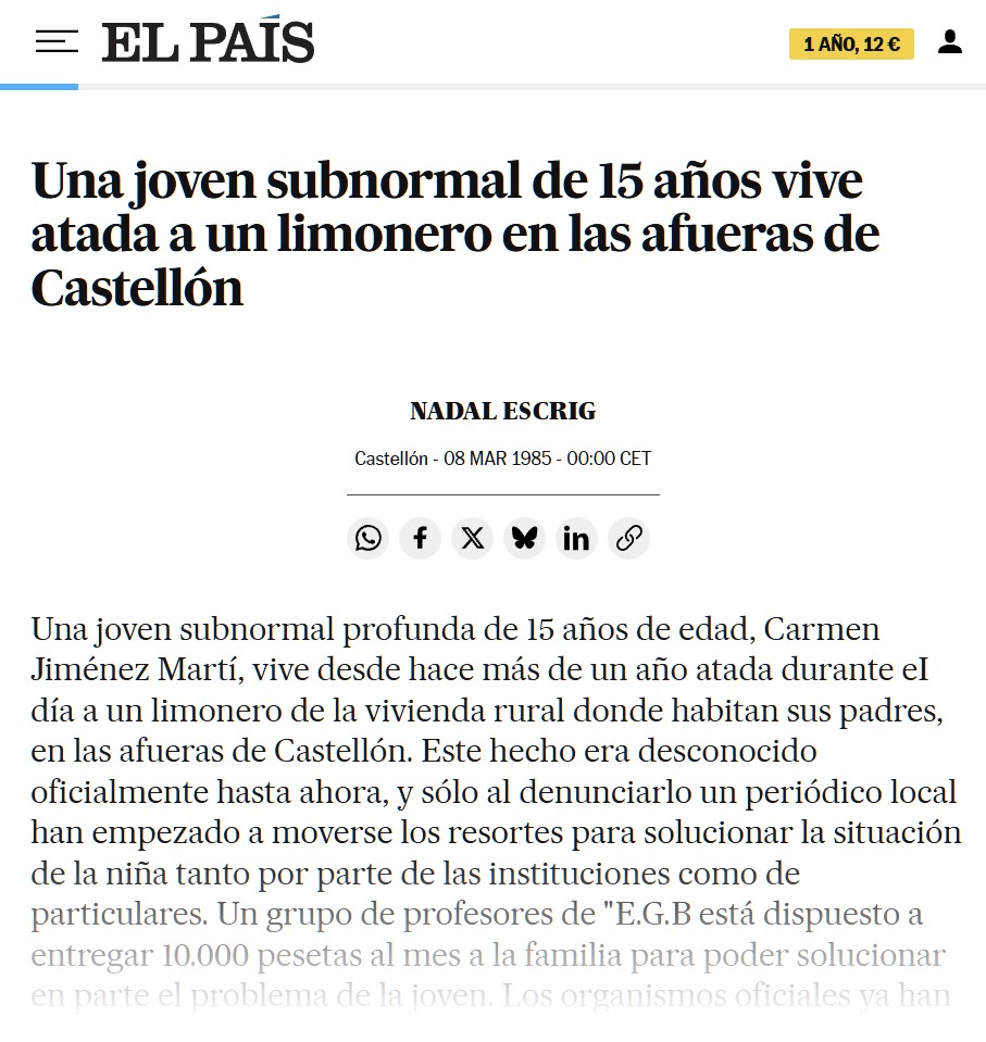 Ya no se publican noticias como las de antes...