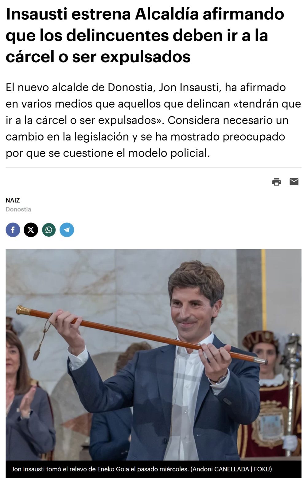 El discurso está cambiando, pero llega tarde.