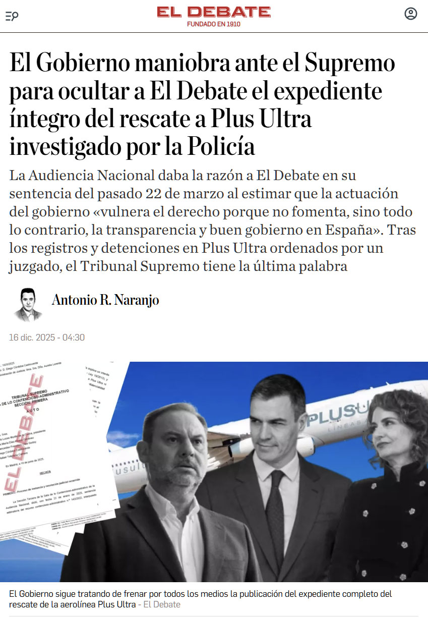 Máxima transparencia.