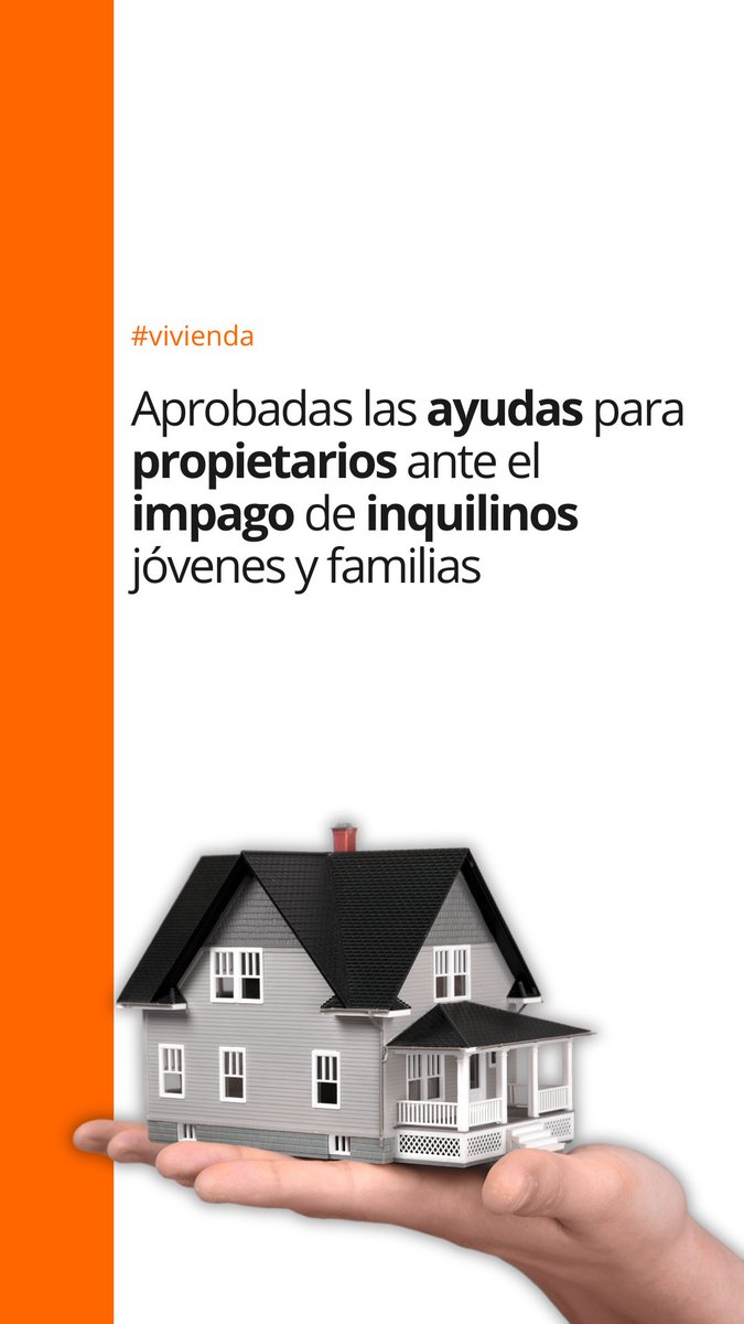 El Gobierno cubrirá los impagos del alquiler de menores de 35 años y familias con hijos