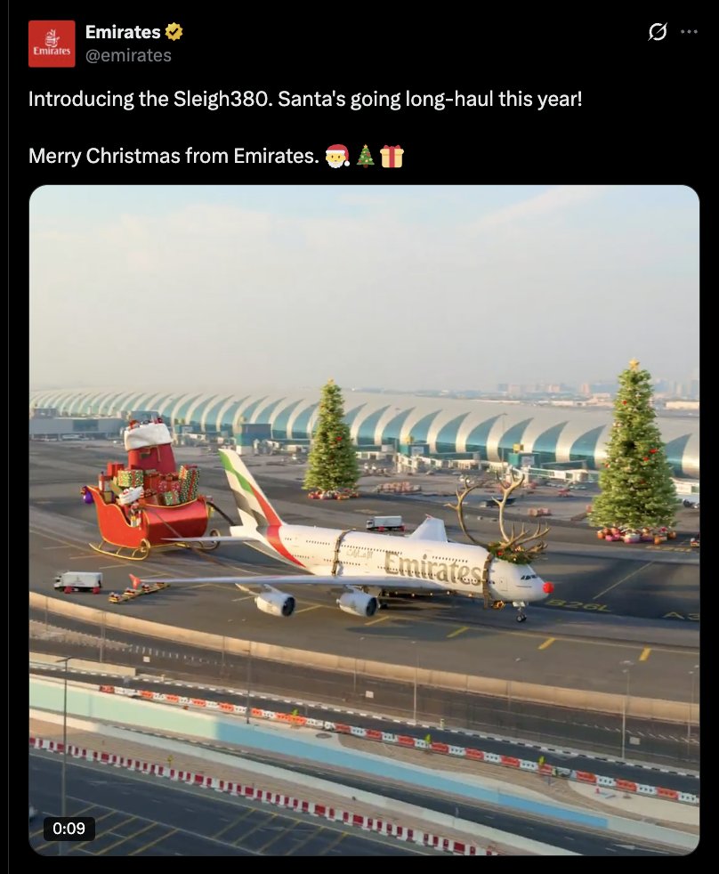 Aerolínea musulmana: "Feliz Navidad"