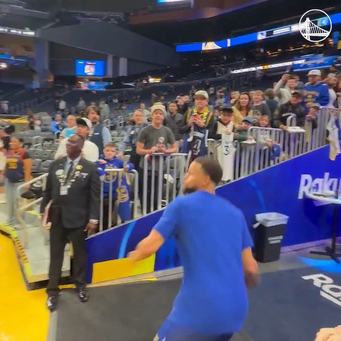 La barbaridad que hizo Stephen Curry hace dos días.