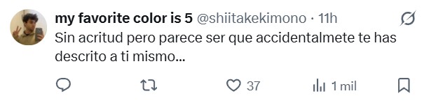 El chiste se cuenta solo.