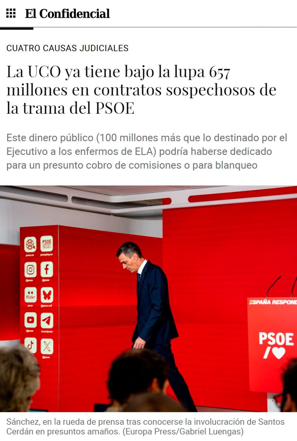 El dinero desviado a través de contratos amañados, rescates y otras maniobras corruptas vinculadas a la trama de la Rosa Nostra ya superaría los 657 millones de euros.