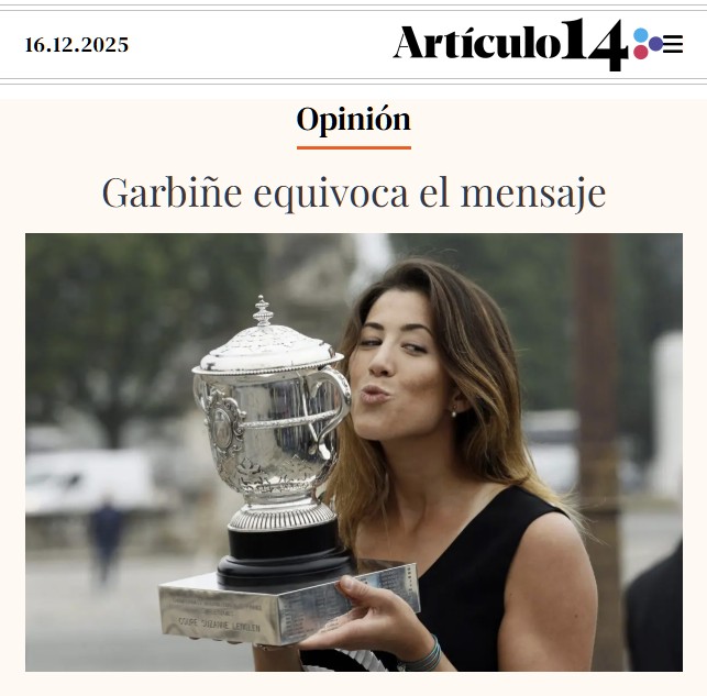 Pero Garbiñe, mujer... ¿Cómo se te ocurre decir la verdad?