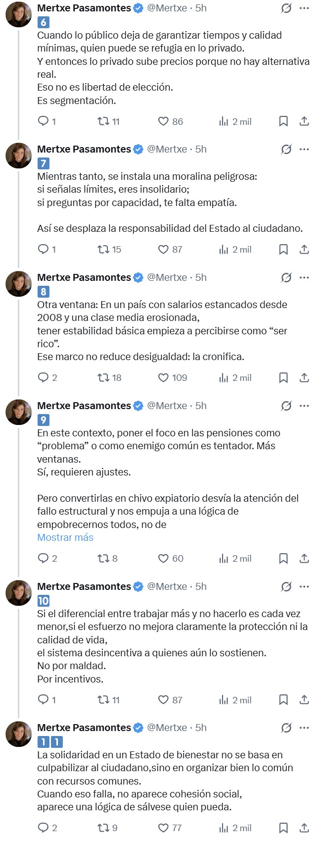 Nos están cociendo a fuego lento.