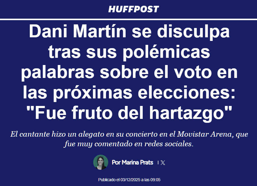 Atentos a la última frase.