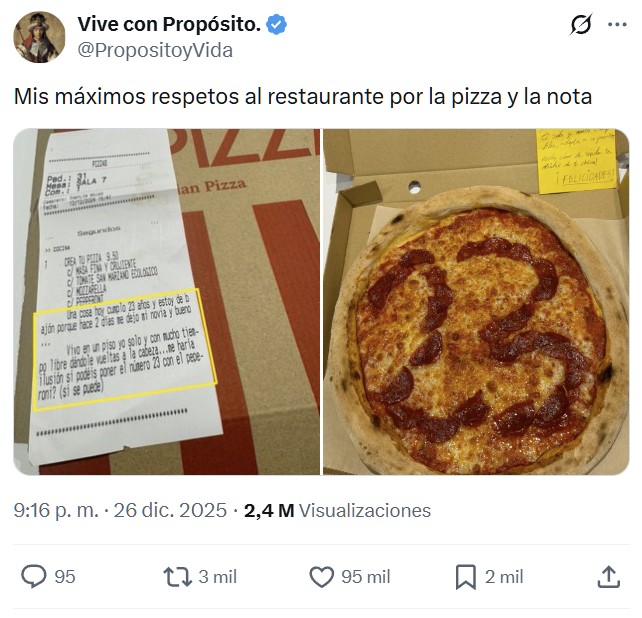 A veces cuesta muy poco hacer feliz a una persona.