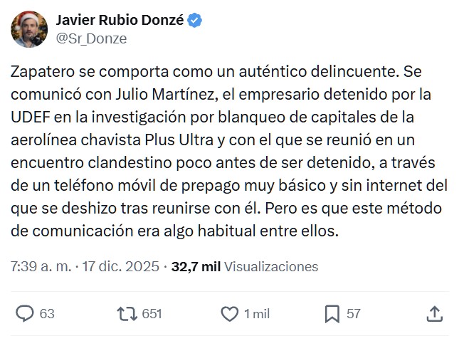 Así hablan de Zapatero en un canal de TV de EEUU.