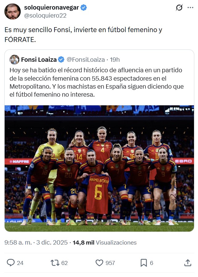 Las futbolistas ganan tan poco que les sale a pagar...