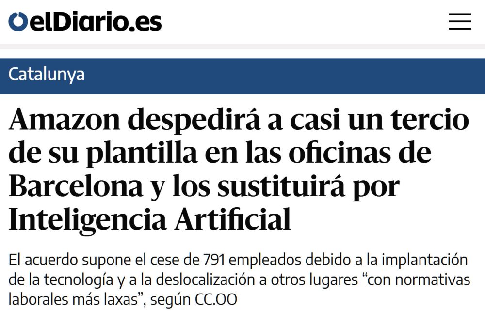 La IA sustituirá casi un tercio de los empleos en Amazon (de momento).
