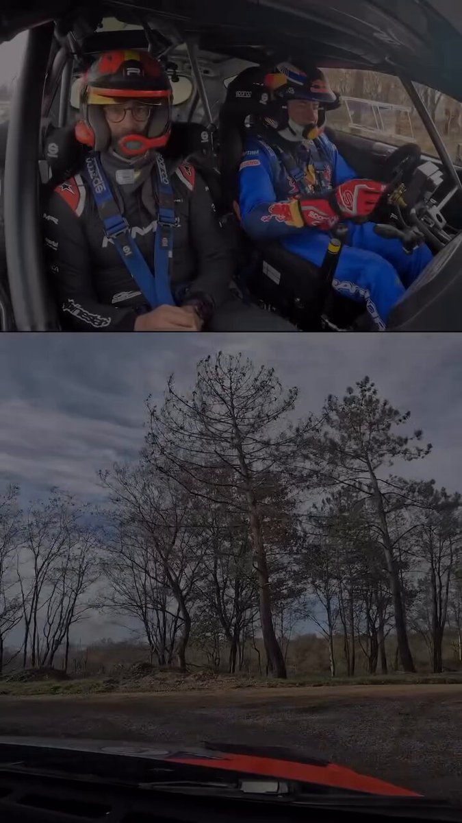 Carlos Sainz ha estado estos días haciendo kms con un Ford Fiesta Rally2 del equipo asturiano Past Racing.