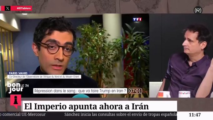 Un tertuliano de Canal Red asegura que Irán no es un régimen totalitario islámico y que las mujeres están más representadas que en otros países islámicos.