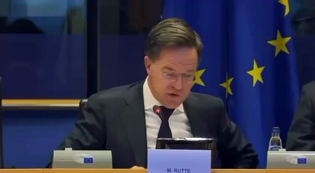 Mark Rutte, secretario general de la OTAN, en el Parlamento Europeo: "Si los europeos quieren ir por libre, no les va a bastar con el 5%, van a necesitar un 10% y van a perder ustedes la garantía final de nuestra seguridad, que es el paraguas nuclear que ofrece EE. UU."