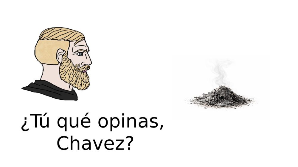 Le metieron un bombazo a la tumba de Chavez porque sí.