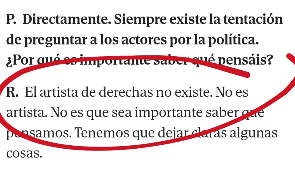 ¿Es obligatorio ser mongolo para ser artista en España?