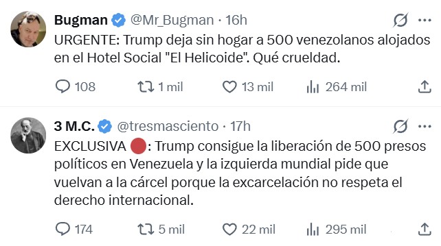 El régimen chavista anuncia la liberación de presos políticos.