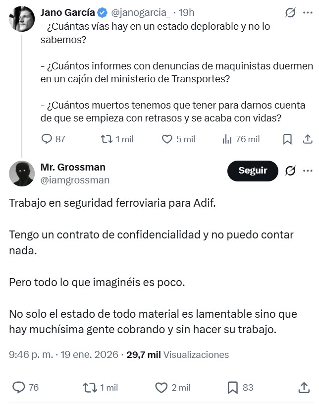 La reconstrucción de 3CatInfo se basa en la rotura de la vía por el lado derecho y tiene bastantes visos de ser la correcta.