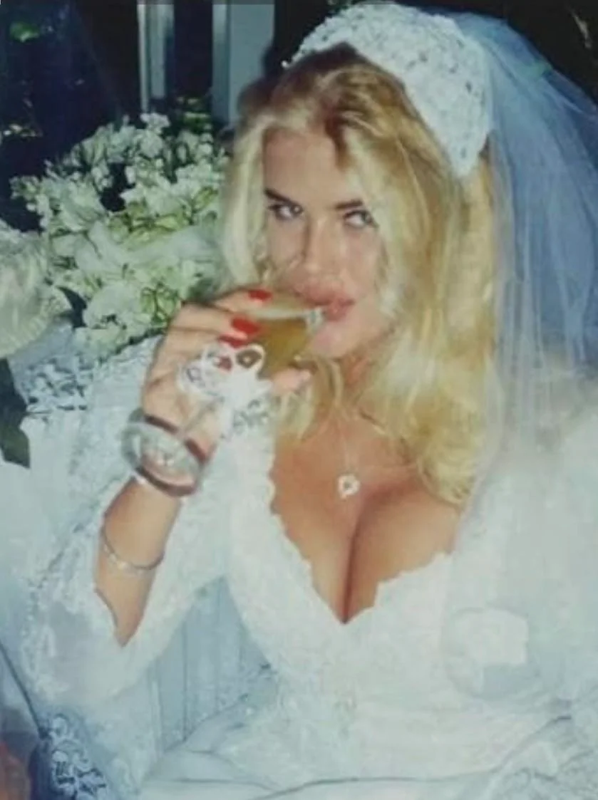Anna Nicole Smith y su marido J. Howard Marshall II