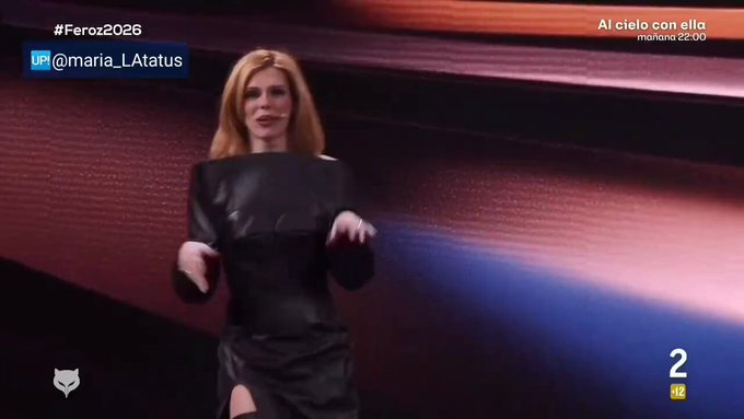 Samantha Hudson en los Premios Feroz: "Para tragedia el genocidio en Palestina, la ultraderecha campando a sus anchas, la crisis climática. La culpa, de las feministas, los inmigrantes, las personas trans".