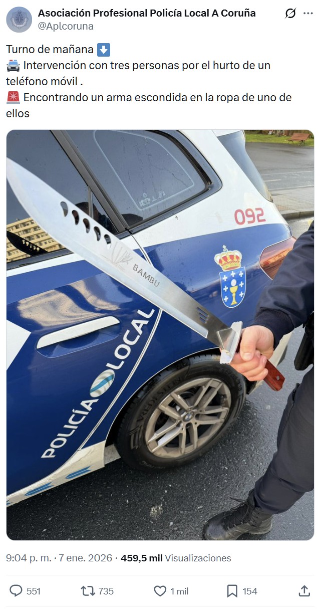 El típico cuchillo que llevas para pelar la naranja del almuerzo...