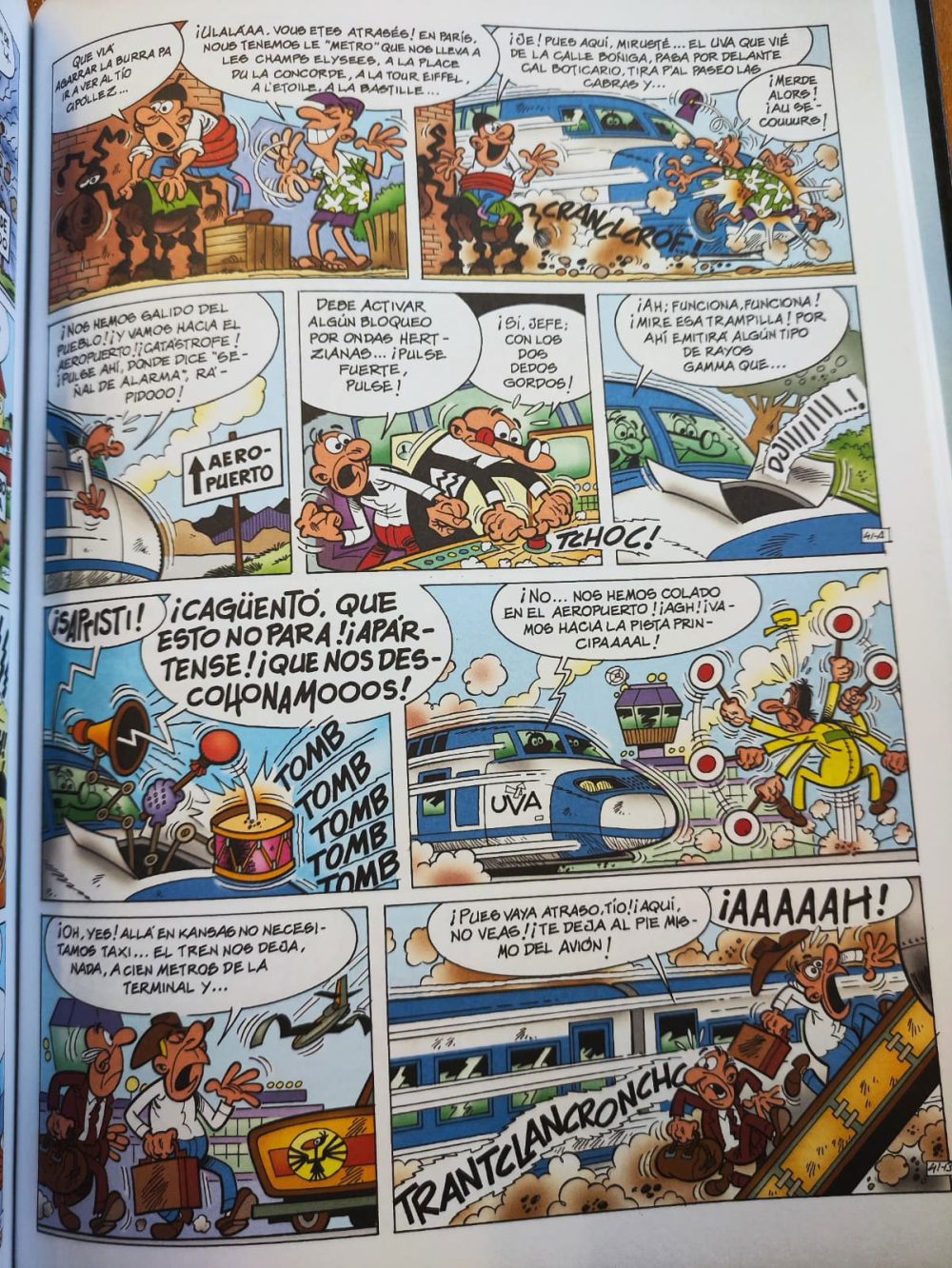 Vivimos literalmente en un comic de Mortadelo y Filemón.